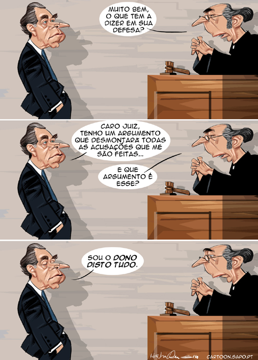 Cartoons - A "prisão" de Ricardo Salgado do BES